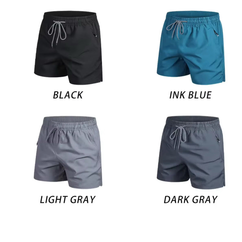 Men's Summer Sporty Stretchy Breathable Anti-Wrinkle Spandex/Polyester Shorts