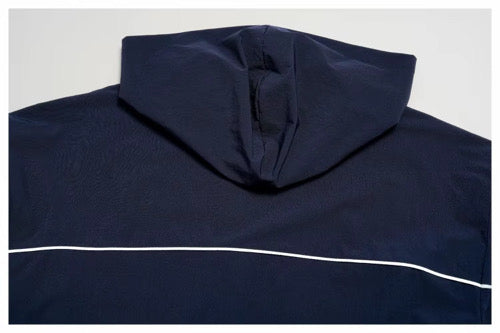 Quick Dry Loose Gym hooded set jacket/short