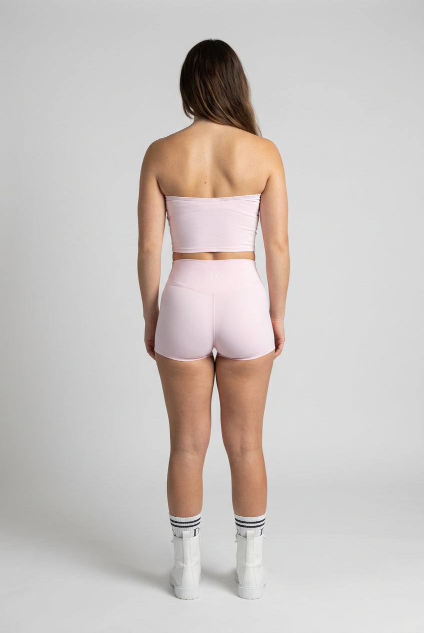 Dellola Seamless Workout Shorts High Waist Biker Shorts for Women Athletic Gym Running Pilates Yoga Sport Short