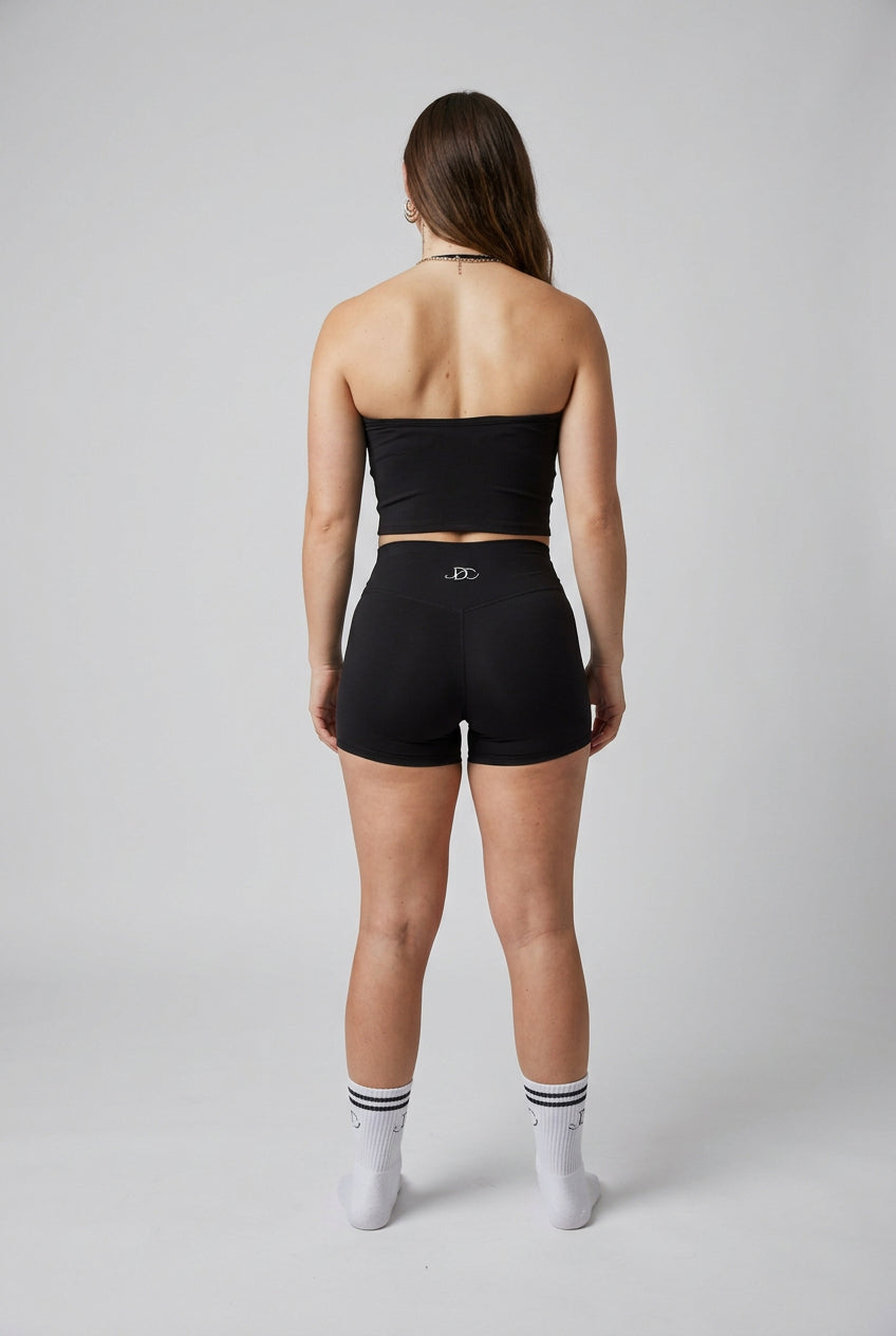 Dellola Seamless Workout Shorts High Waist Biker Shorts for Women Athletic Gym Running Pilates Yoga Sport Short